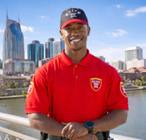 Image of Security Guard in Nashville that works for Elite Security and Staffing.